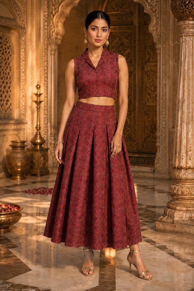 Ajrak Marron Majesty