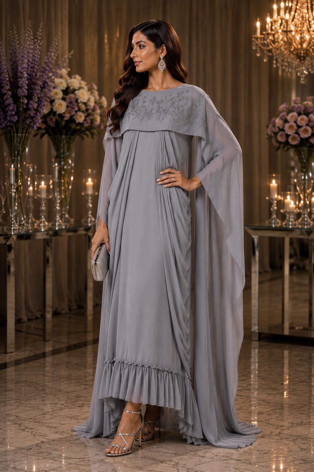 Celestial Drape Gown