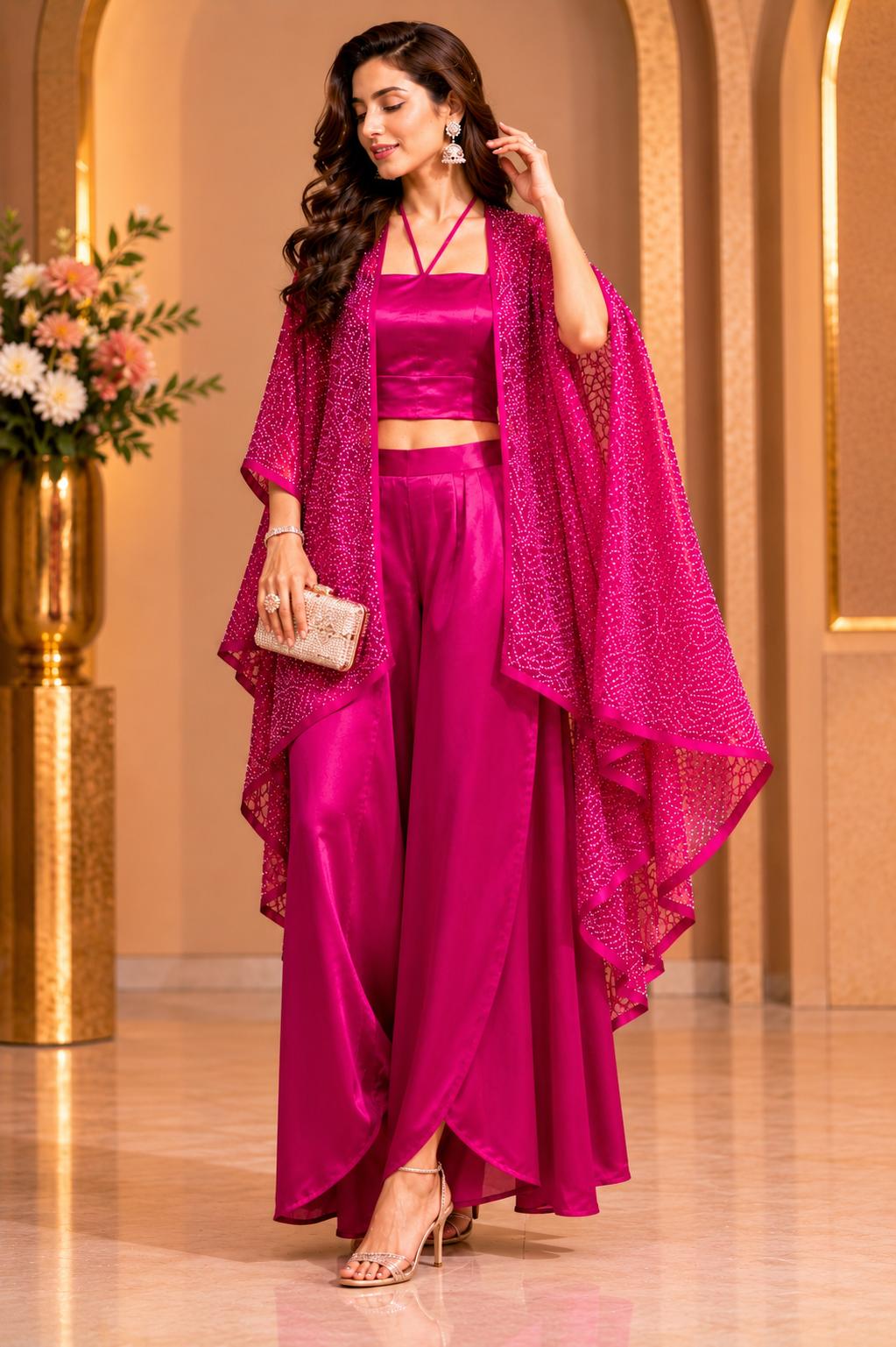 Lustre Luxe Cape Set